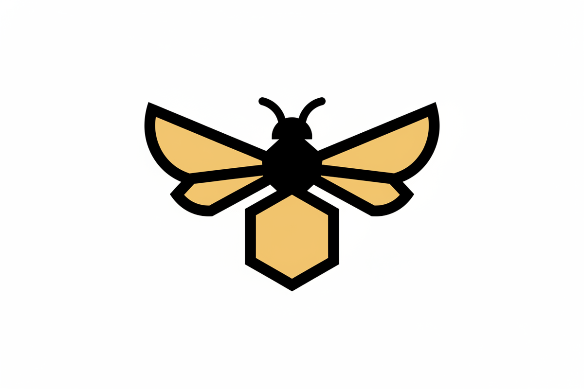 arı simgesi yap modern olsun