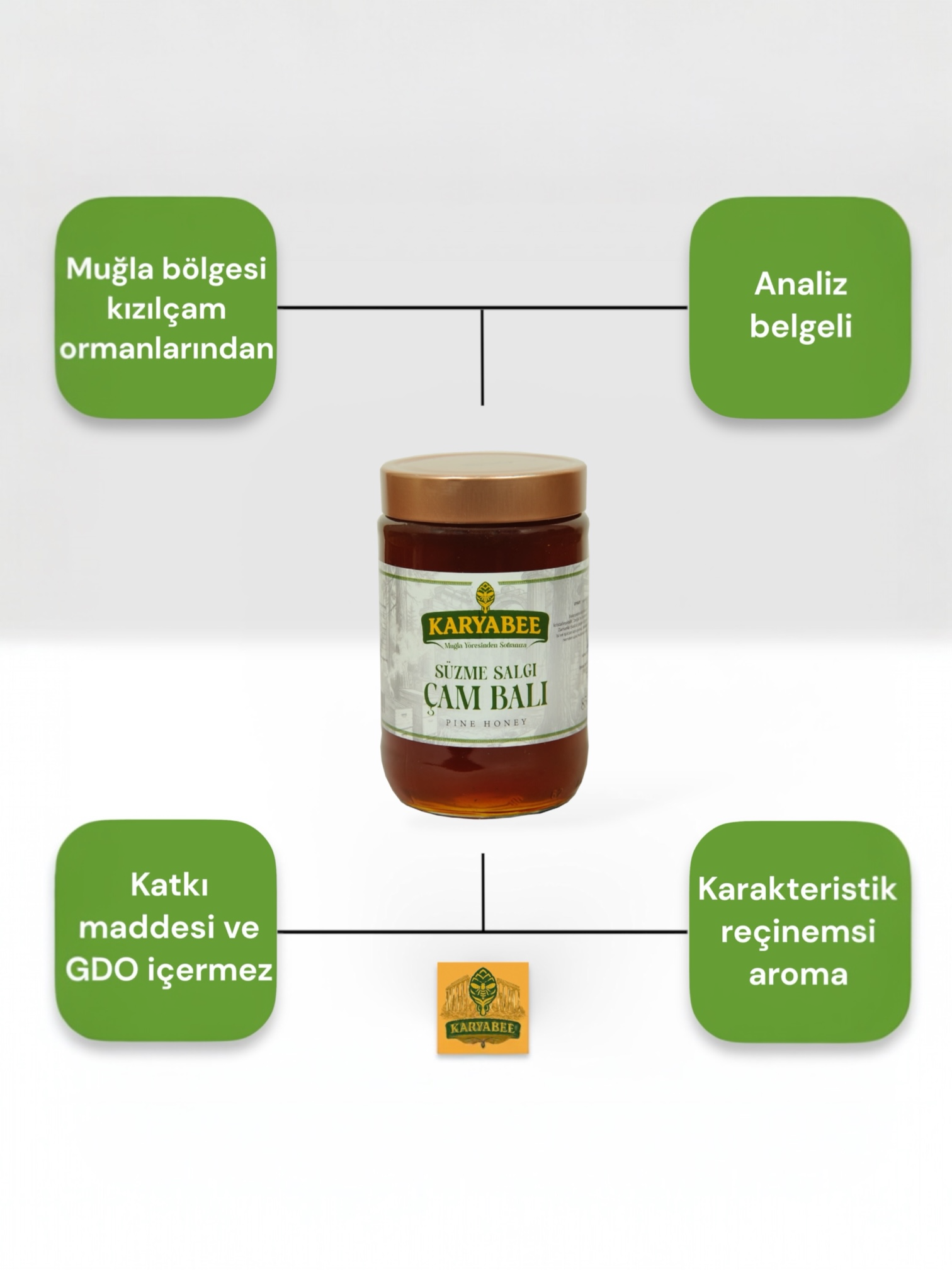 Süzme  Çam Balı - 850 gr