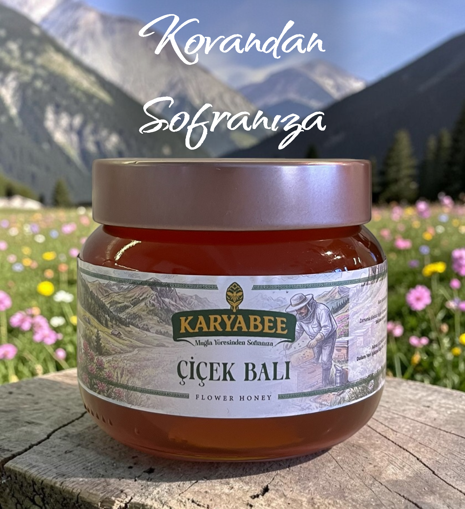 Süzme Çiçek Balı - 450 gr