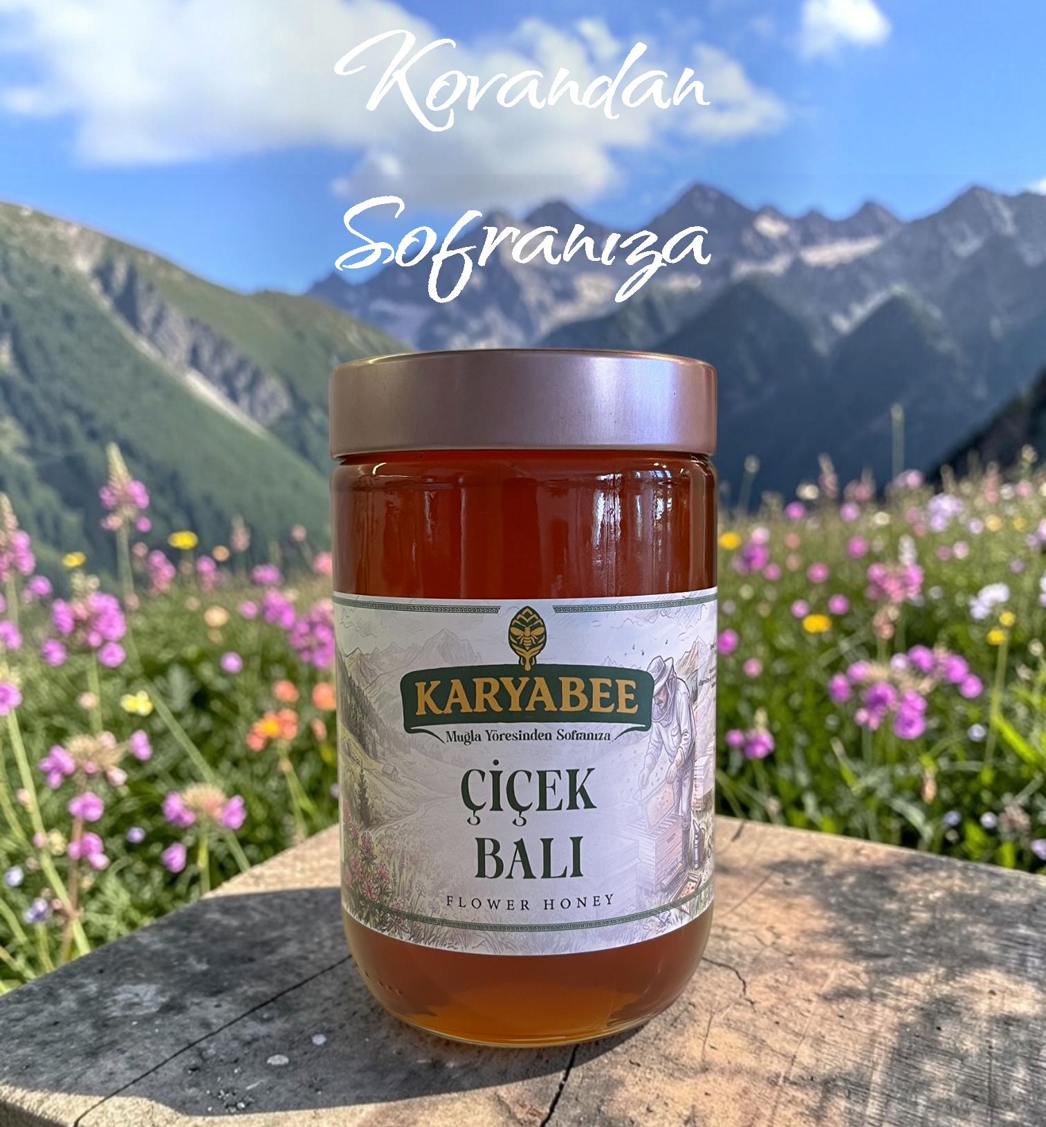 Süzme Çiçek Balı - 850 gr